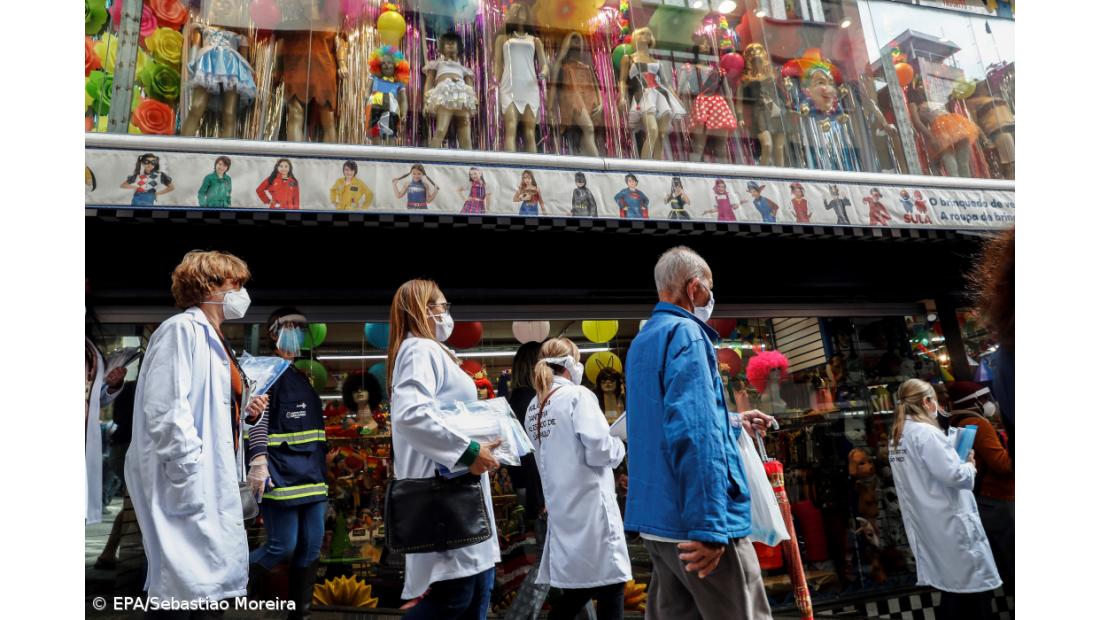 Covid-19: Brasil ultrapassa 119 mil mortos e 3,8 milhões de infeções