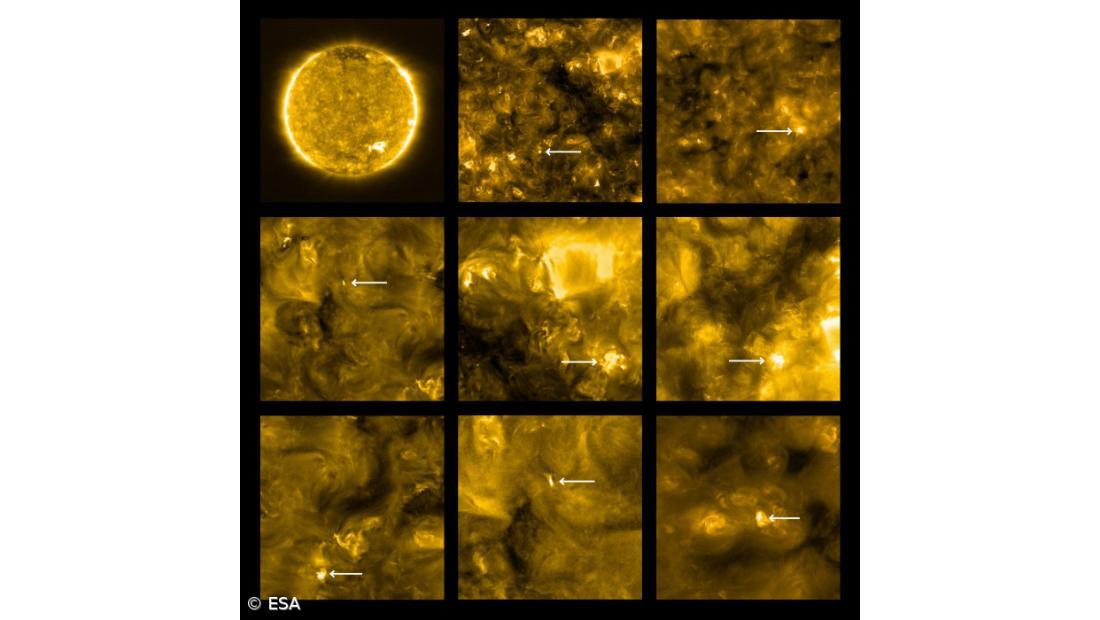 Primeiras imagens de satélite solar europeu mostram explosões nunca vistas