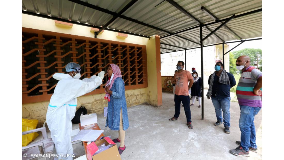 Covid-19: Índia regista mais de 78 mil casos em 24 horas, novo recorde mundial