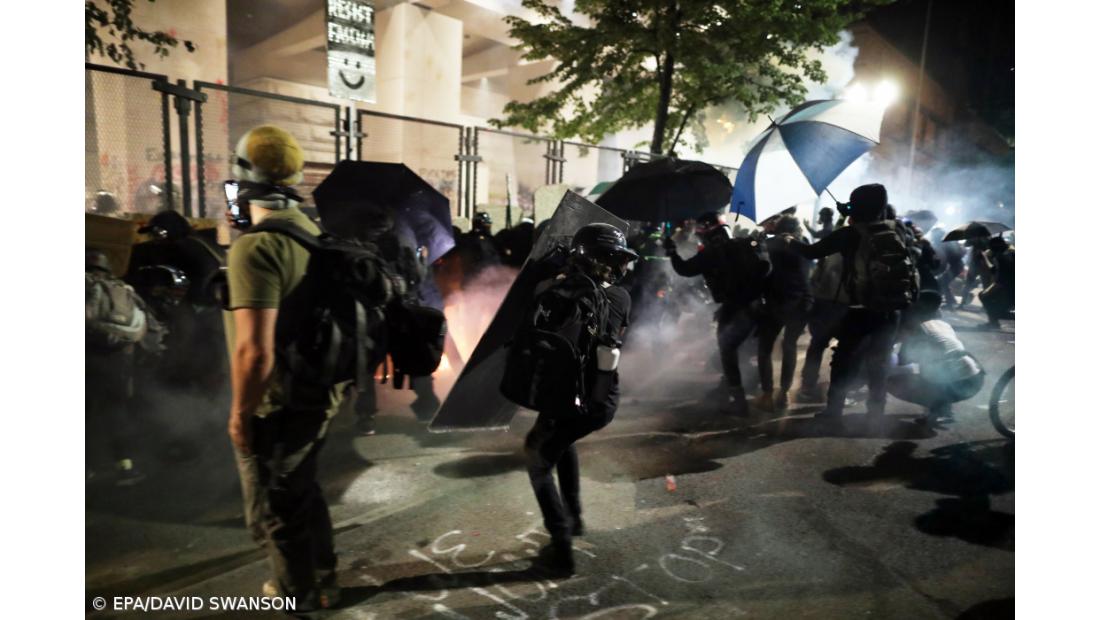 Trump mantém agentes federais até Portland ficar sem “anarquistas e agitadores”