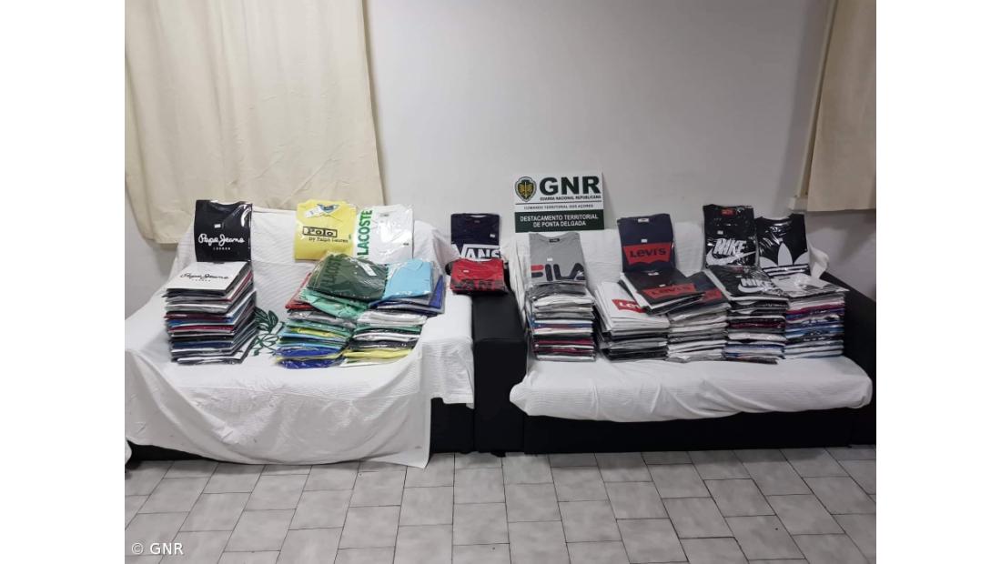 Apreensão de 237 artigos contrafeitos em São Miguel