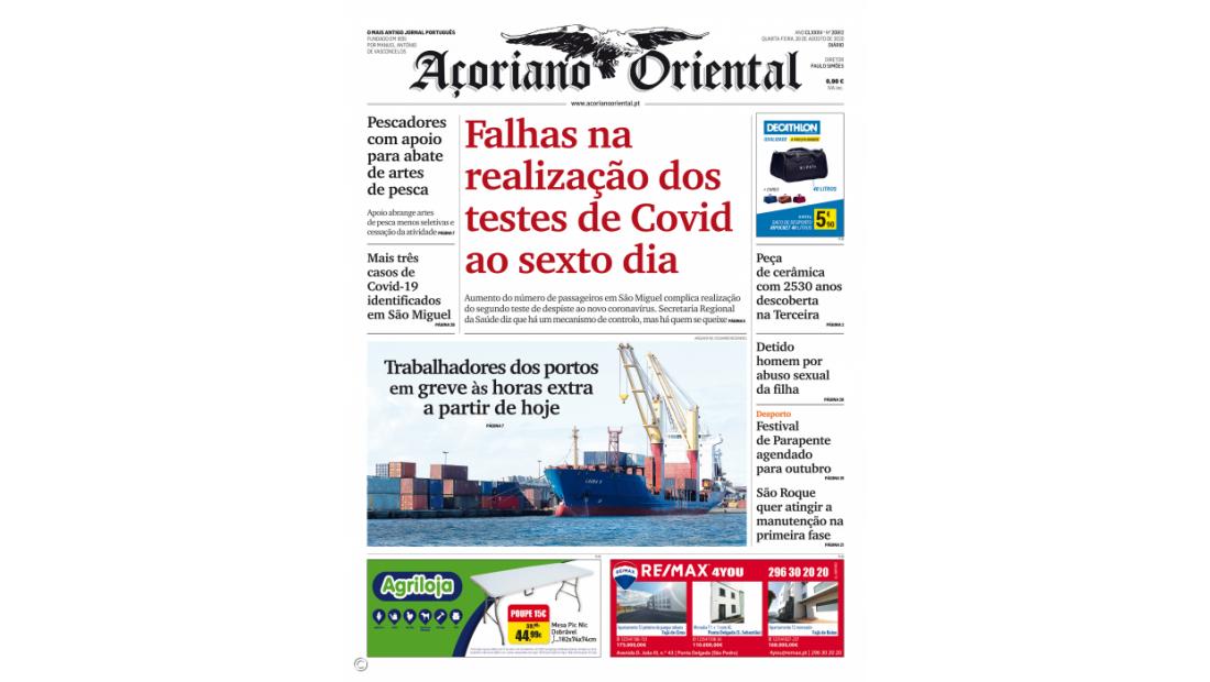 "Falhas na realização dos testes de Covid ao sexto dia"