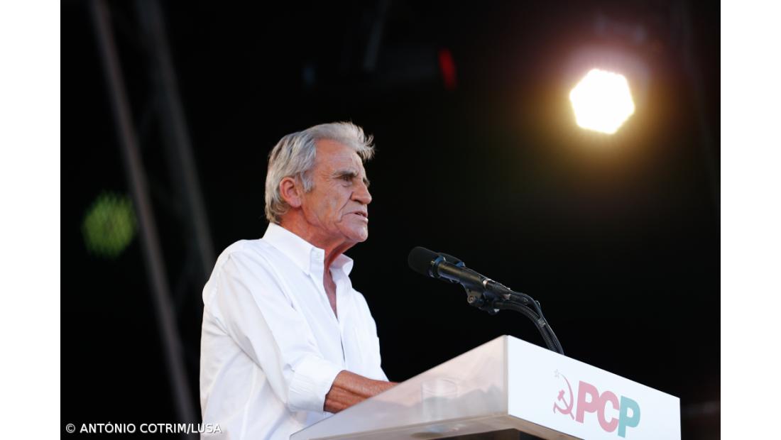 Jerónimo encerra rentrée comunista de olhos postos na 'batalha' das autárquicas