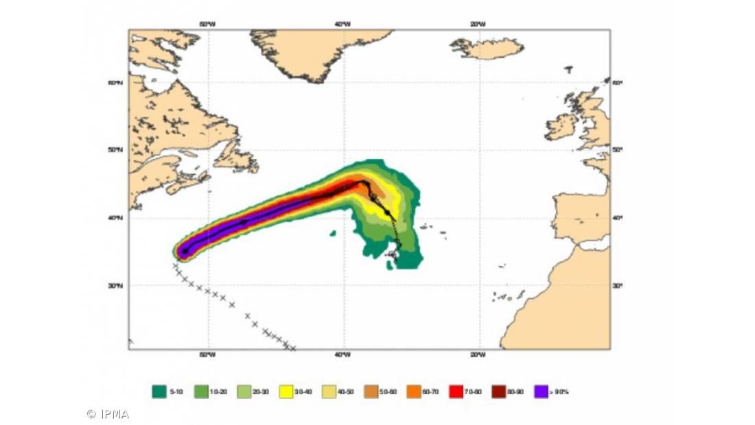 Furacão Paulette deverá passar pelos Açores já como tempestade pós-tropical