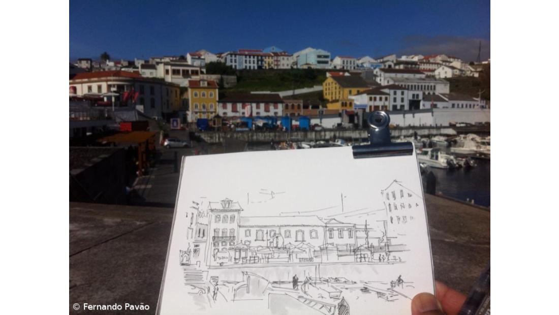 Emanuel Félix: Filho das letras e um dos pais do Urban Sketching na ilha Terceira – Imagem 5