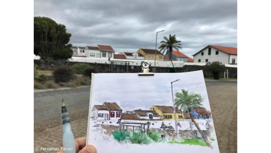 Emanuel Félix: Filho das letras e um dos pais do Urban Sketching na ilha Terceira – Imagem 6
