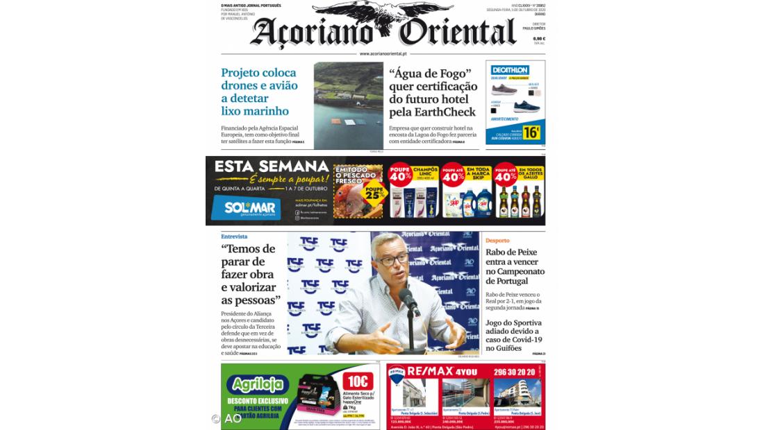 Projeto coloca drones e avião a detetar lixo marinho