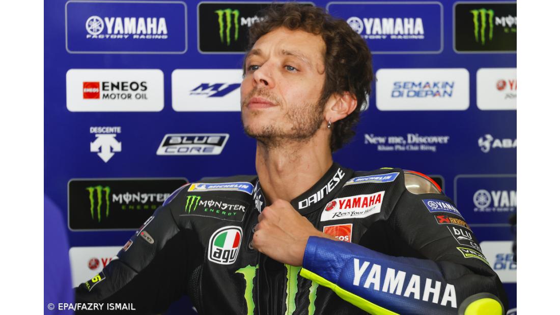 Valentino Rossi testa positivo ao novo coronavírus