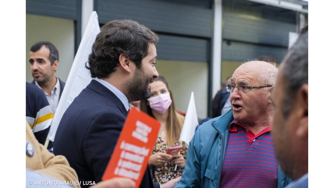 André Ventura alerta para "clima de compadrio" na região