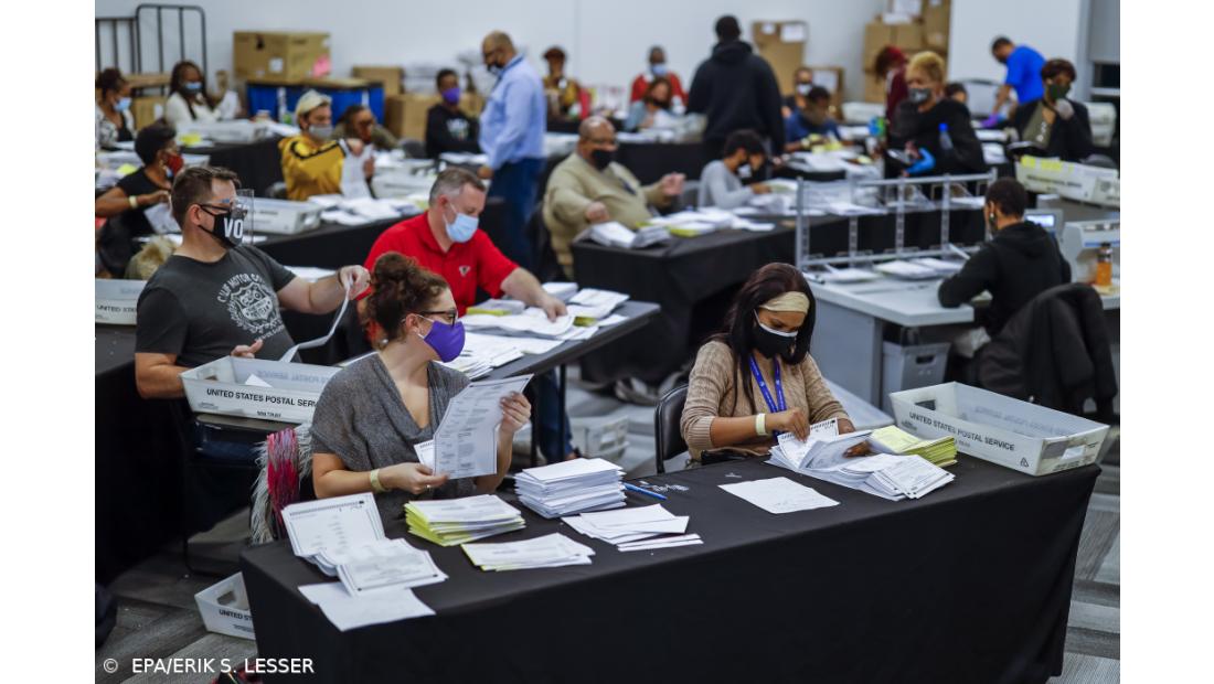Elevada participação e pandemia explicam contagem lenta dos votos