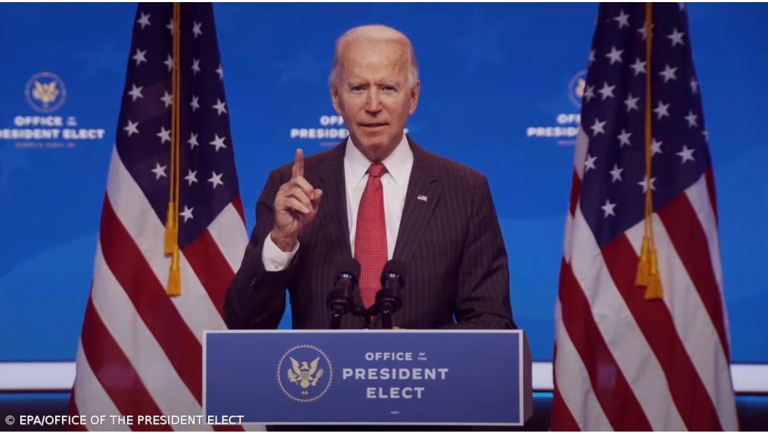 Biden receberá primeiro 'briefing' presidencial na segunda-feira