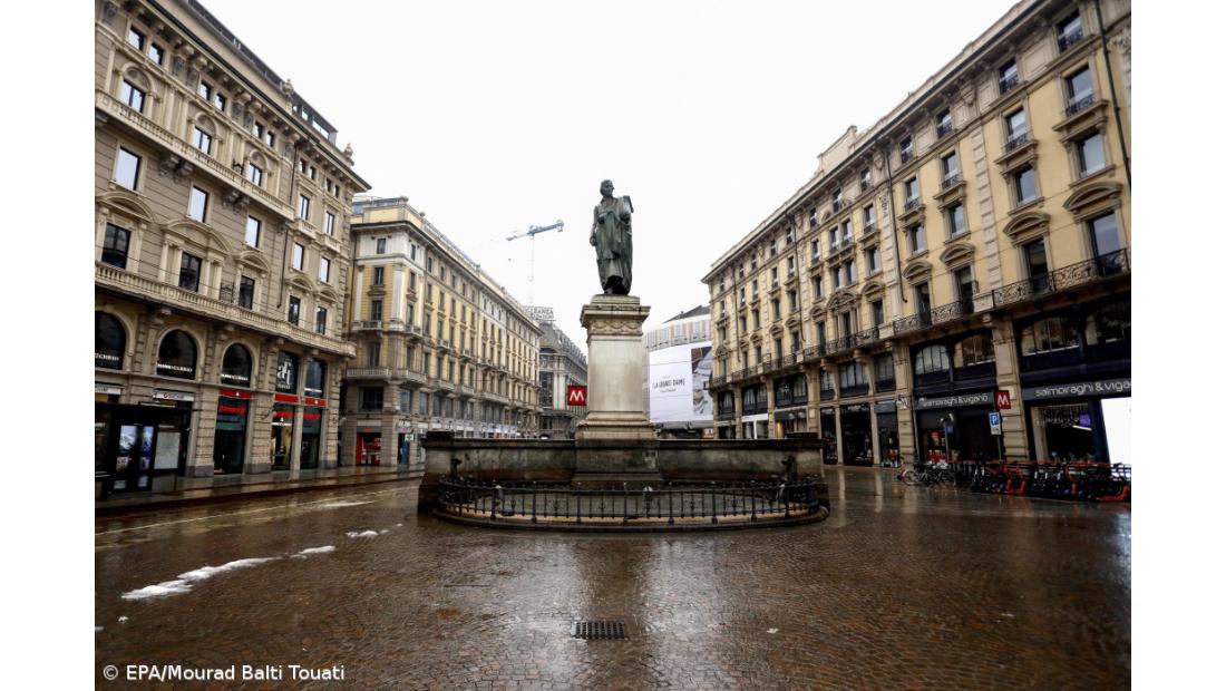 Itália contabiliza hoje mais 28 mortes e mais 1.197 infeções