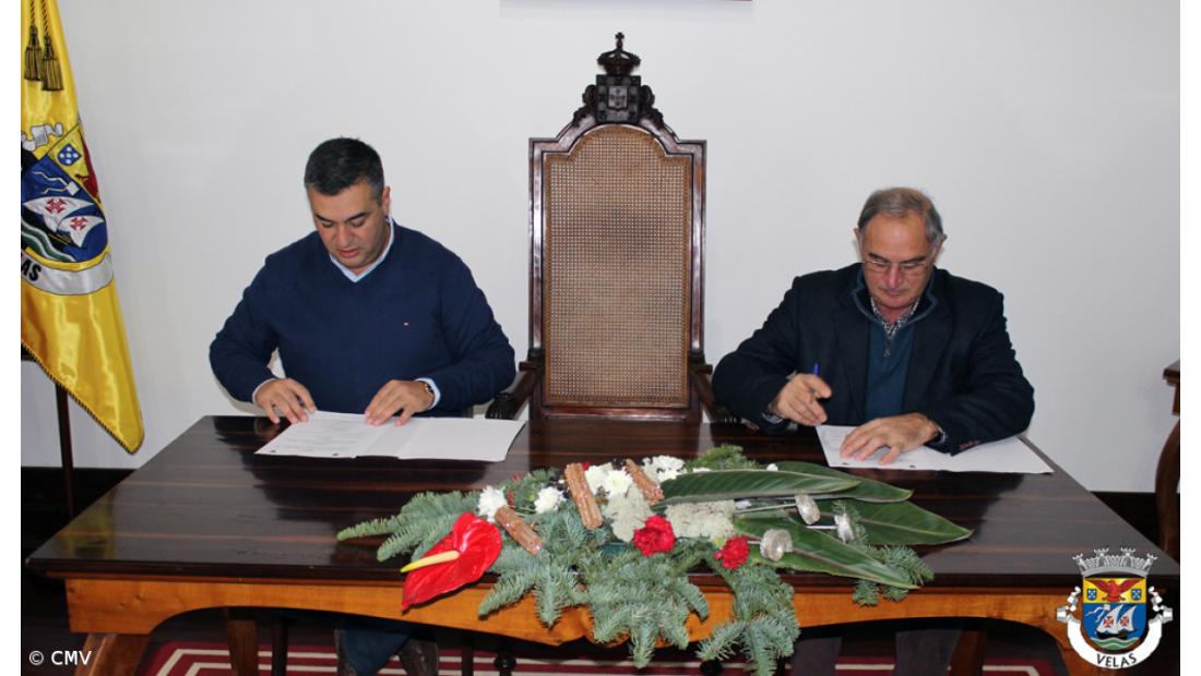 Autarquia das Velas assina protocolo com Associação dos Bombeiros no valor de 30 mil euros