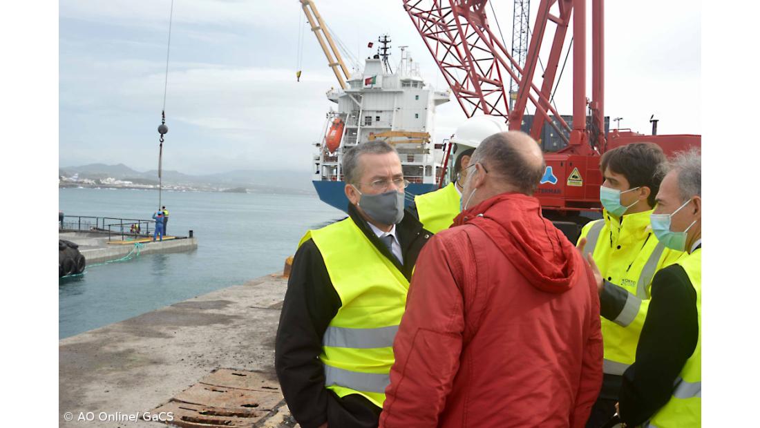 Abastecimento marítimo ao Corvo normalizado em “menos de um mês