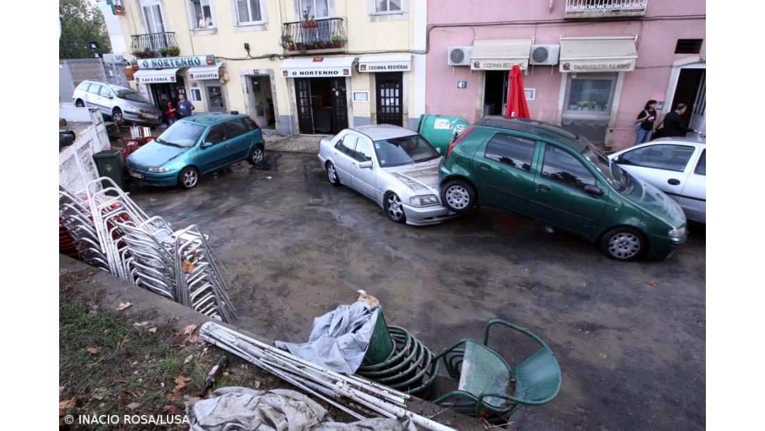 Bombeiros responderam a 250 pedidos devido à chuva em Lisboa