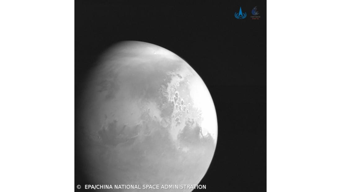 Sonda chinesa chegou à órbita do planeta Marte