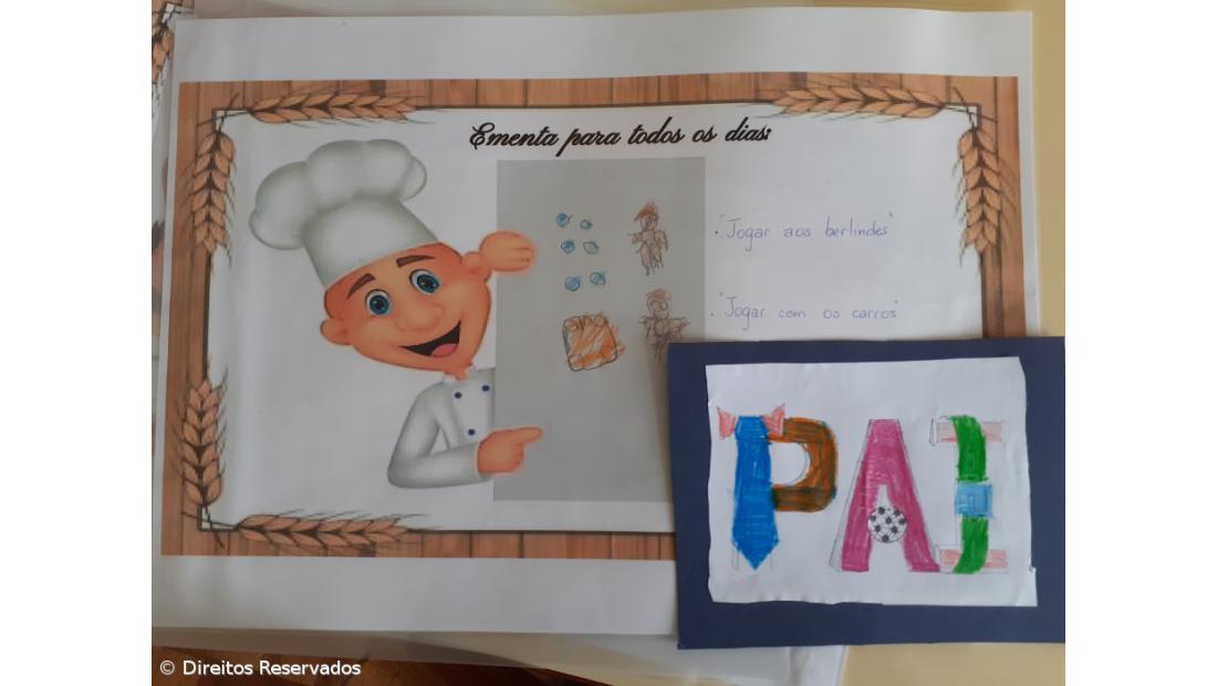 Crianças homenageiam pai pela expressão plástica – Imagem 3