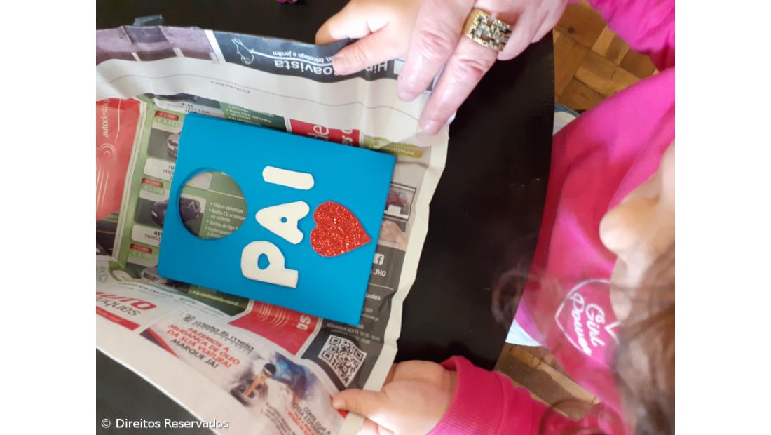 Crianças homenageiam pai pela expressão plástica – Imagem 5