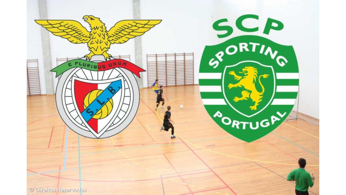 Benfica vence Sporting e assume liderança na final de futsal