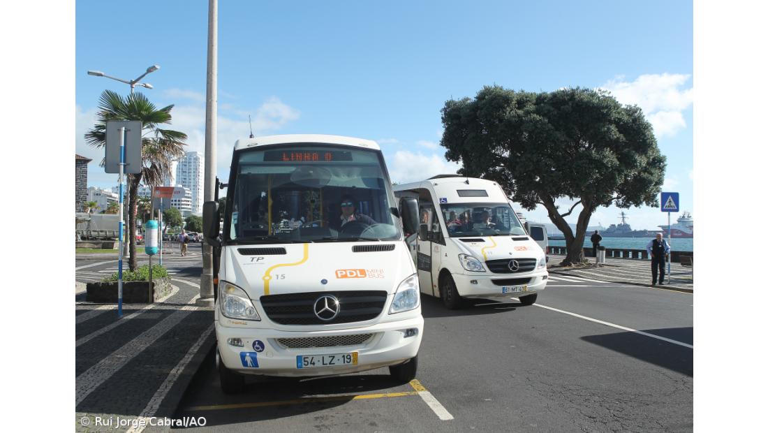Transporte gratuito na rede Minibus de Ponta Delgada
