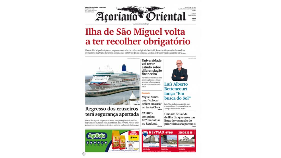 Ilha de São Miguel volta a ter recolher obrigatório