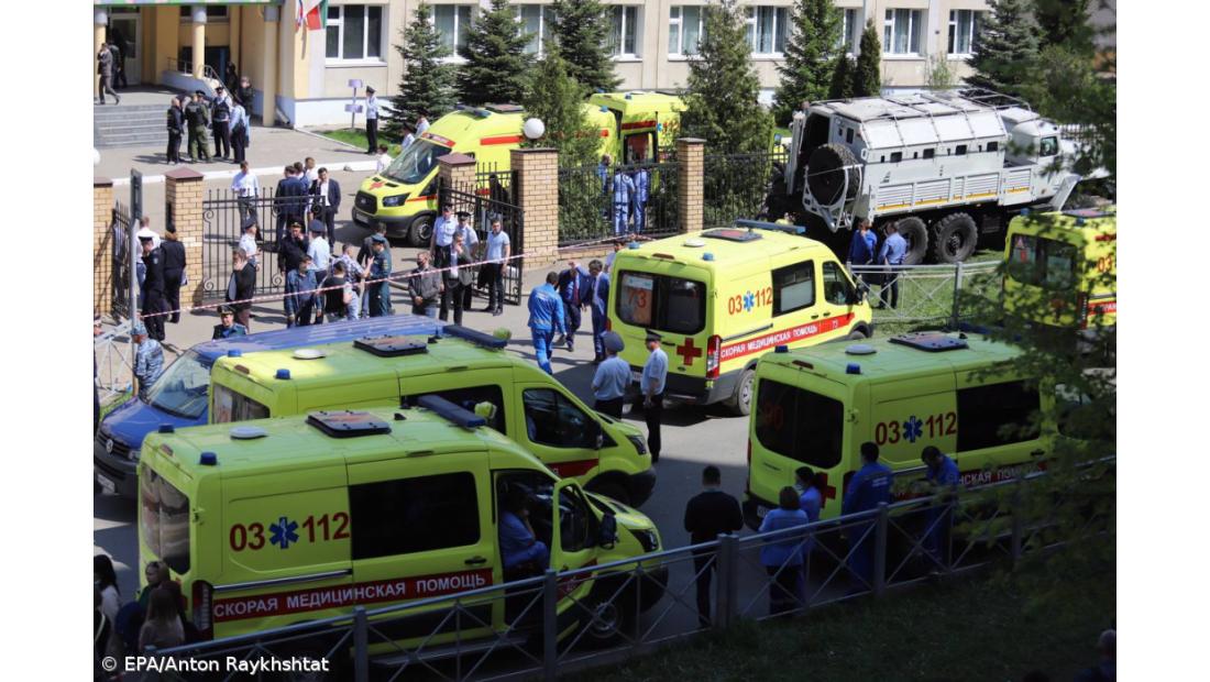 Ataque a escola na Rússia faz pelo menos nove mortos, incluindo crianças