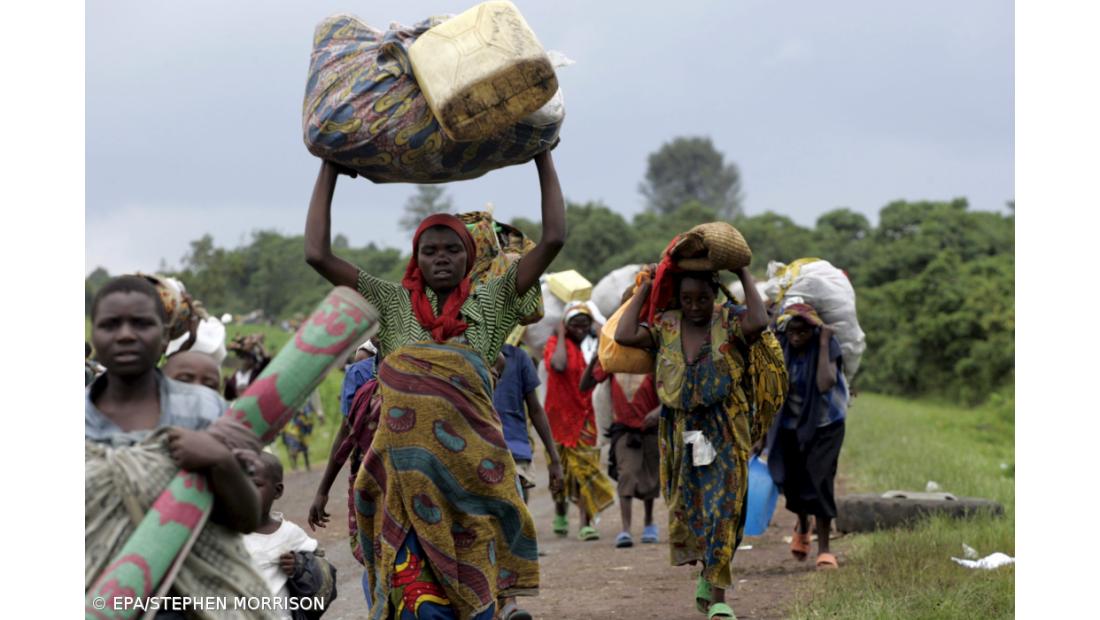Coluna humanitária da ONU a caminho do Congo