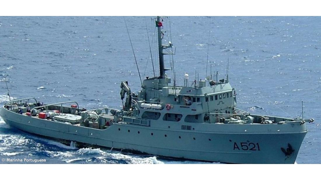 Marinha cede navio desativado para criação de recife nos Açores