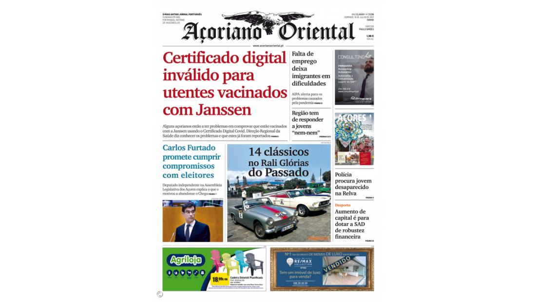 Certificado digital inválido para utentes vacinados com Janssen