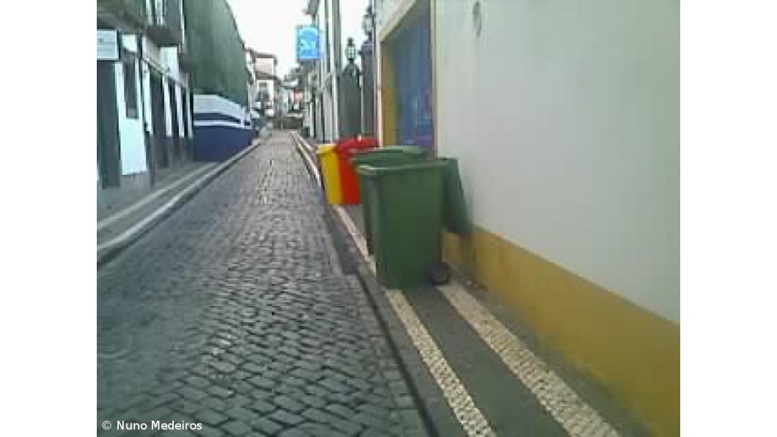 Recolha de lixo em Ponta Delgada no Natal