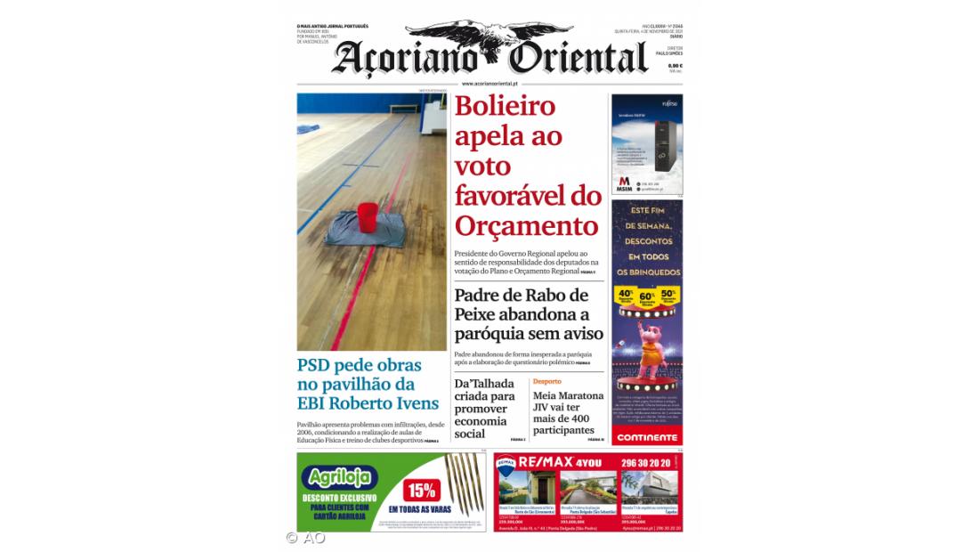 Bolieiro apela ao voto favorável do Orçamento