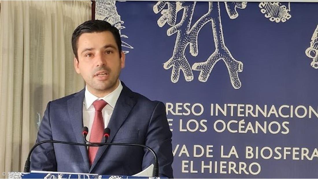 Alonso Miguel no “Primer Congreso Internacional de los Océanos" nas Canárias