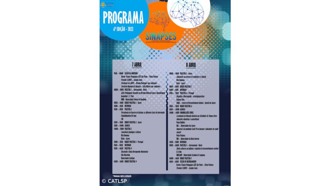 6º SINAPSES - Congresso Internacional de Educação, Psicologia e Neurociências
