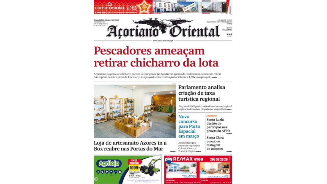 Pescadores ameaçam retirar chicharro da lota