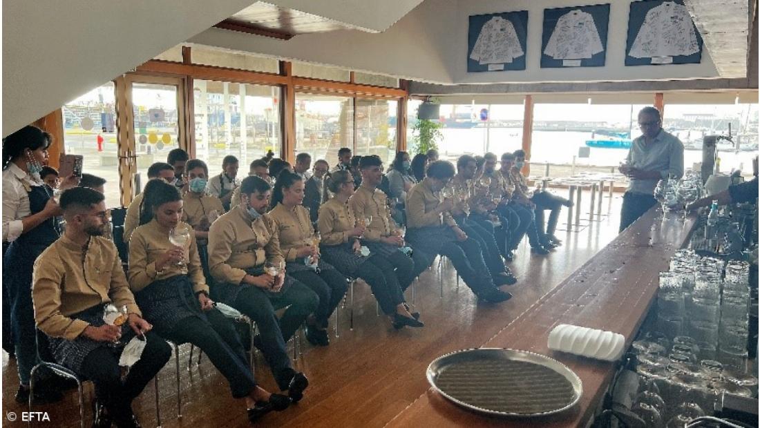 Formandos da EFTA participam em Master Class sobre o Gin Baleia