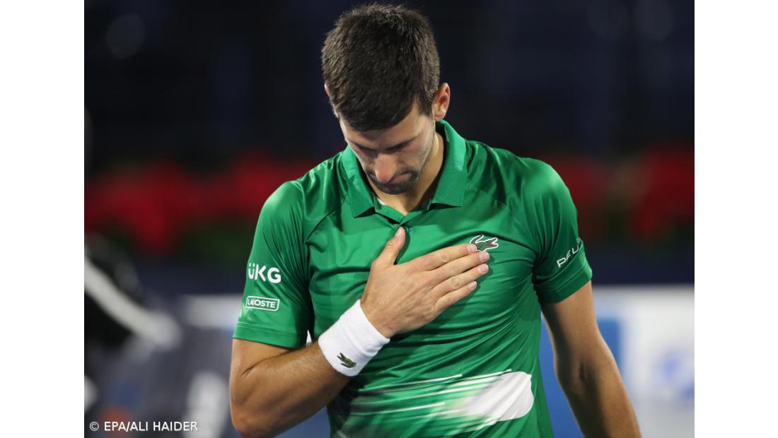 Novak Djokovic "feliz" por vencer após quase três meses sem jogar