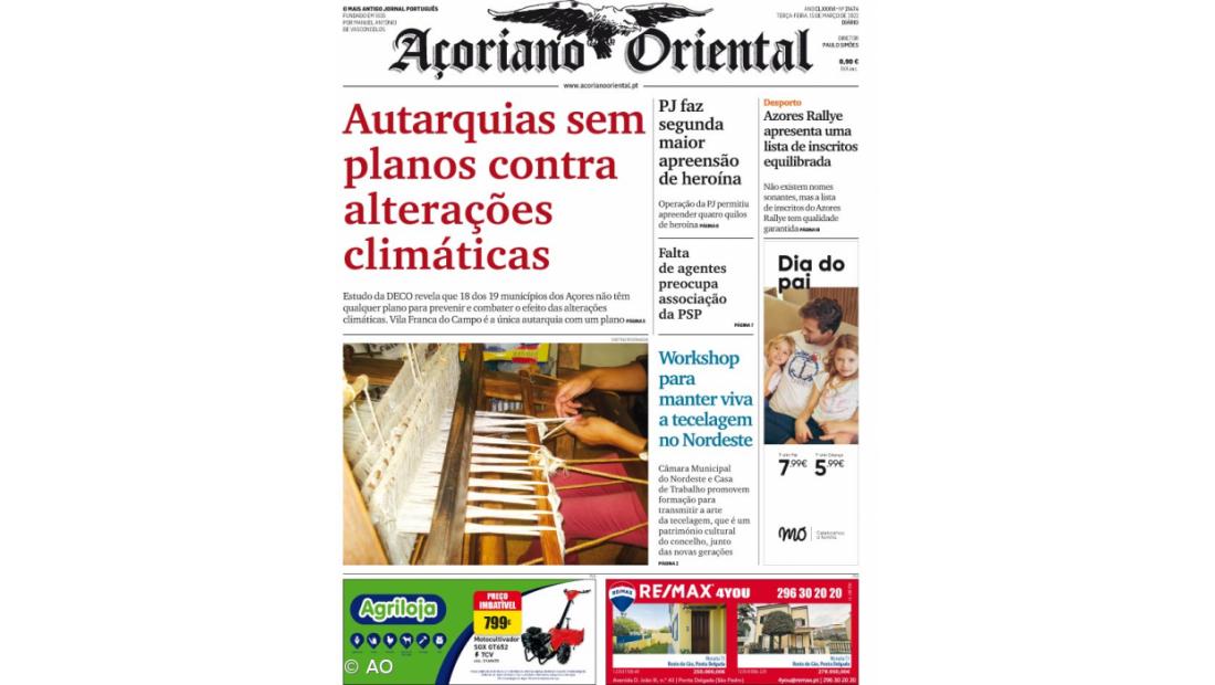 Autarquias sem planos contra alterações climáticas