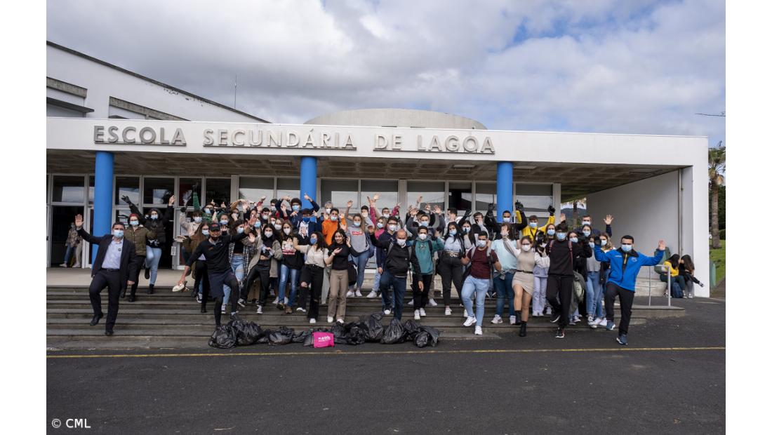 Erik Ahlström na Escola Secundária de Lagoa – Imagem 3
