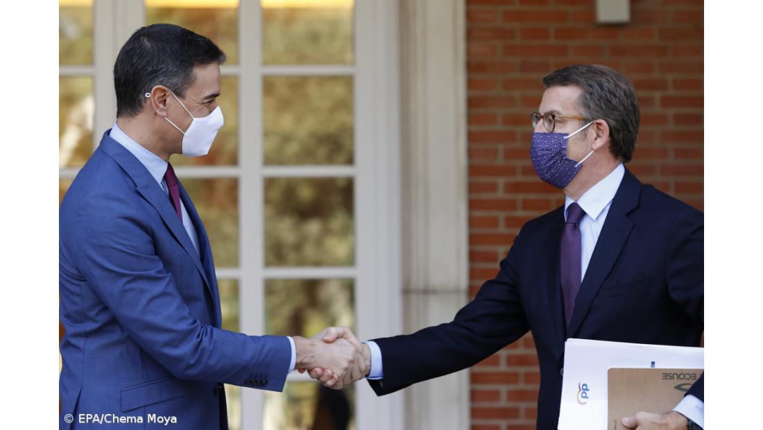 Primeira reunião entre PM espanhol e novo líder da oposição foi inconclusiva