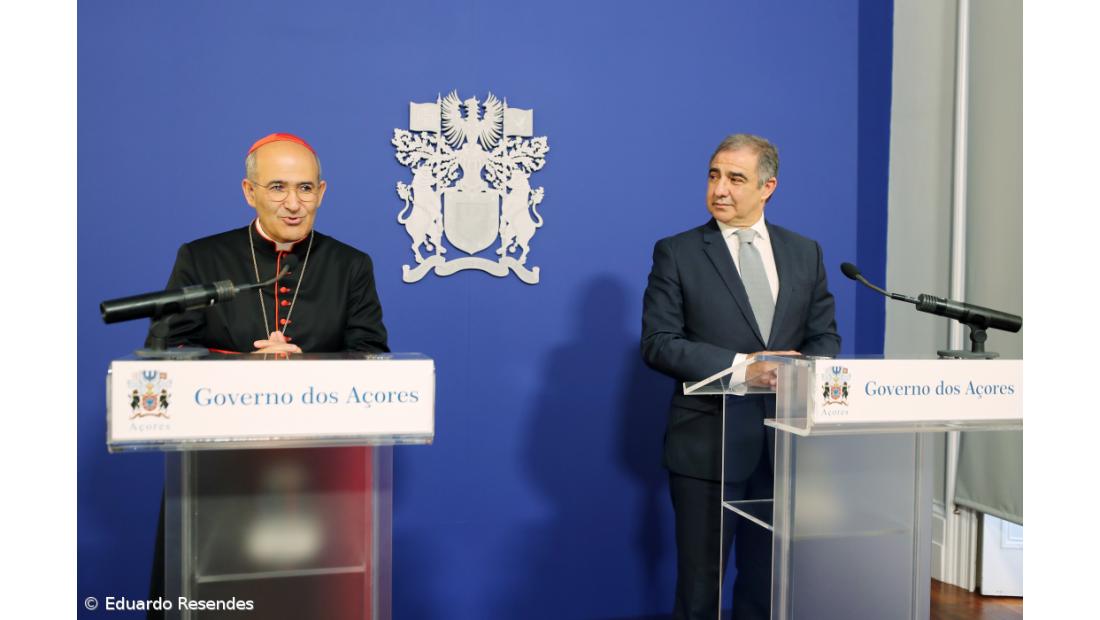 Presidente do Governo recebeu Cardeal Tolentino de Mendonça no Palácio de Sant’Ana