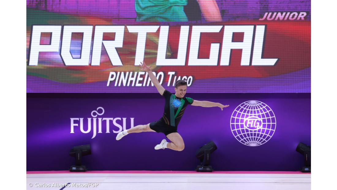 Título mundial para o ginasta Tiago Pinheiro