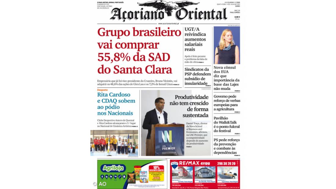 Grupo brasileiro vai comprar 55,8% da SAD do Santa Clara