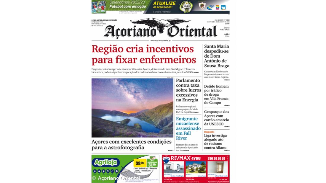 Capa AO 26 agosto