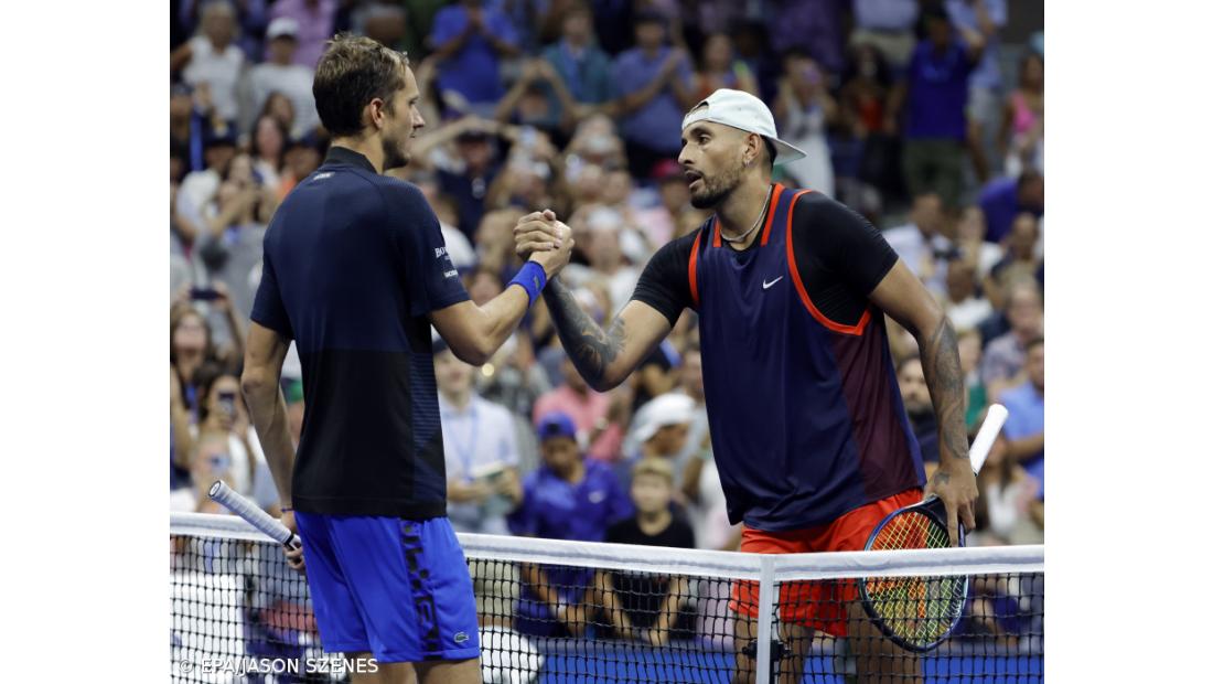 Kyrgios afasta campeão e encontra Khachanov nos 'quartos'