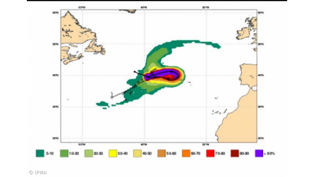Tempestade provoca chuva e rajadas de vento nos grupos Central e Ocidental dos Açores