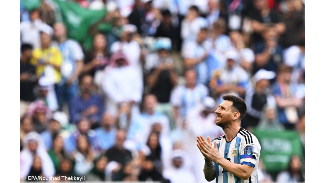 Messi é o quinto a marcar em quatro Mundiais