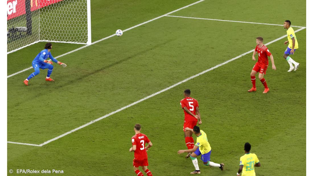 Brasil vence Suíça e junta-se à França nos 'oitavos'