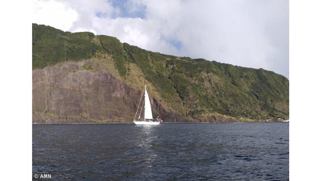 Auxiliados tripulantes de veleiro à deriva ao largo da Fajã do Araújo em São Miguel