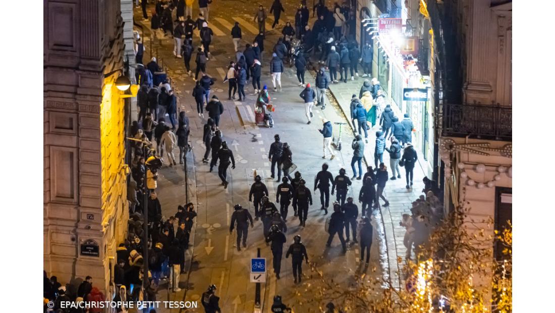 Paris e Bruxelas registam distúrbios após derrota de Marrocos com a França 