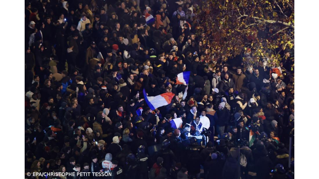 Jovem morre atropelado em Montpellier no final do França-Marrocos